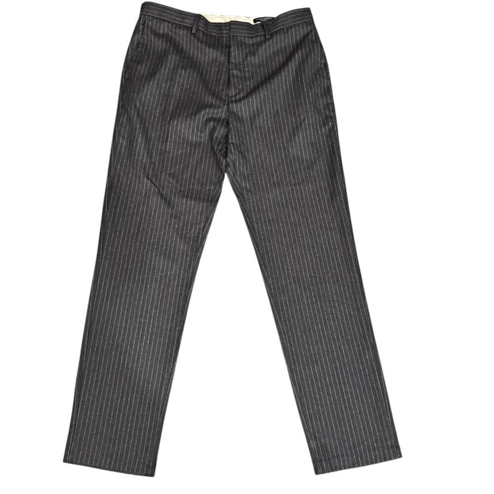 Banana Republic Men’s Wool Flannel Trousers Vitale Barberis Canonico 120’s •